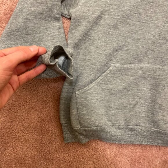 Vintage Russell Athletic Grey Collegiate Hoodie EUC - Picture 3 of 8